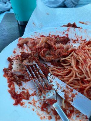 Awful chicken parmigiana!! 0 stars!! Terrible meat. Rubber chicken