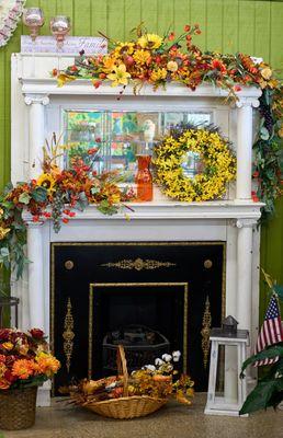 mantel display