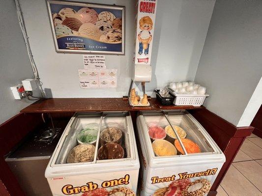 Great Ice Cream selection.