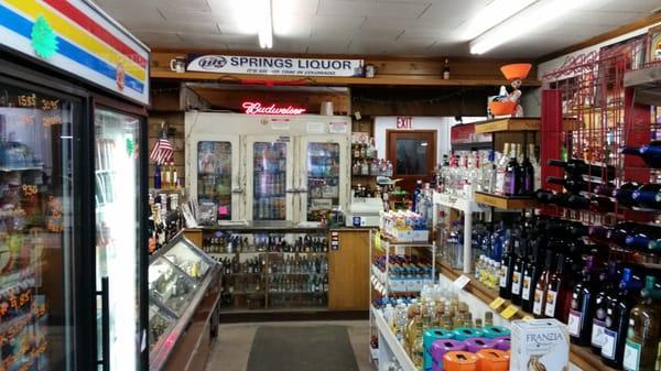 Inside Springs Liquors