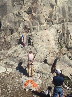 Never too young to start climbing.