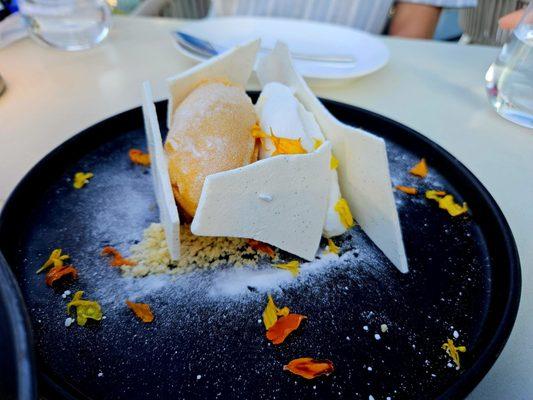 Mango and coconut sorbet