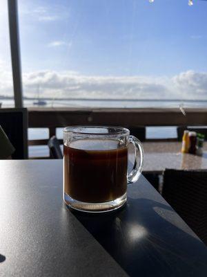 Coffee with a view