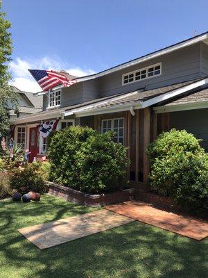 Water and termite damage repair on this beautiful home Downtown HB!