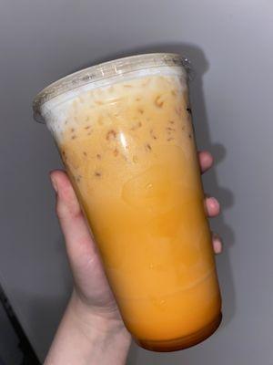 Thai Milk Tea with sea salt cream