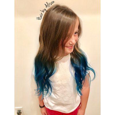 Made this precious patient sweet girl cobalt blue ends! Turned out great and she loved It