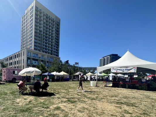 Exterior View of the Tents