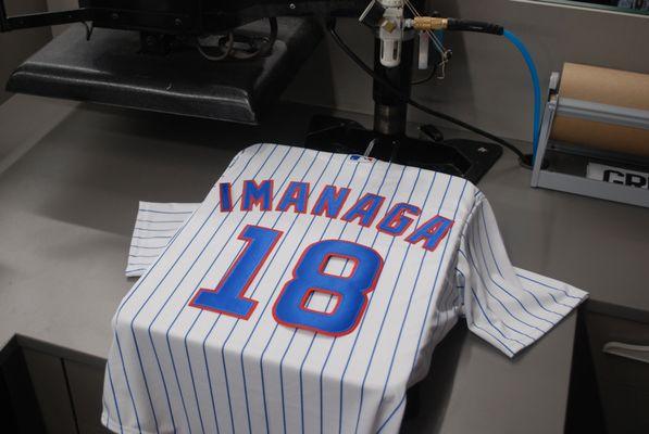 Need a custom jersey for your next trip to Wrigley Field? We've got you covered (literally).