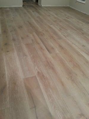 our new beautiful wood floor.