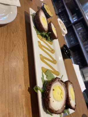 Scotch egg appetizer