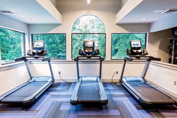 Resident-Exclusive Fitness Center with Workout room.