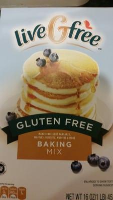 Great prices on gluten free items at Aldi! This 1 lb. box of gluten free baking mix is only (approx) $2.50!