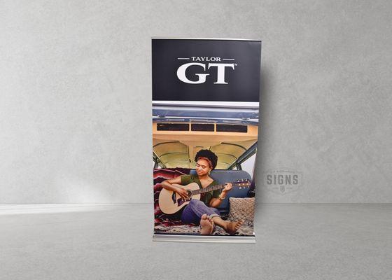 taylor guitars retractable banners