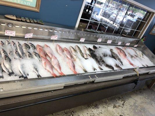 They have a different selection of fresh fish each day. Some fish are there every day and others are seasonal.