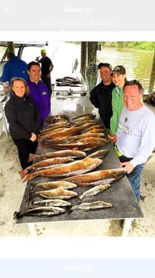 Incredible day of marsh fishing today!