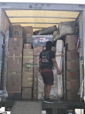 Our men are professionally trained to professionally load and pack our moving trucks with your goods.