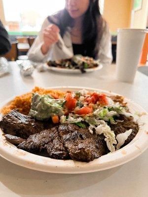 Carne Asada plate