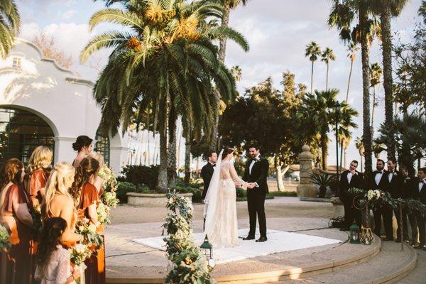 Ceremony Outside Carousel House