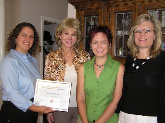 Marketing @ Work was recognized by the Frederick County Department of Economic Development on Business Appreciation Day in 2010.