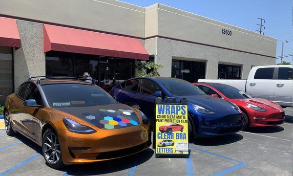 Any tesla, Any Color!