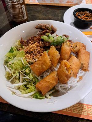 This is the pork and egg roll vermicelli.