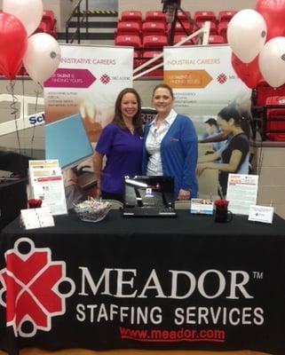 Staffing Consultants Denise and Shirley at a job fair event