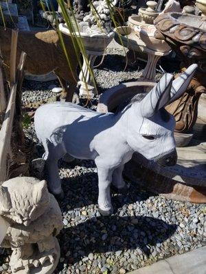 Patio Furniture Plus:  what I wouldn't give to own this donkey!