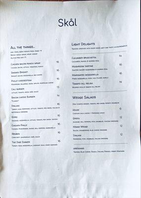 New menu p 1 8/4/23