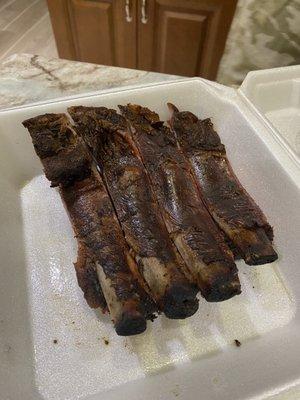 BBQ ribs.