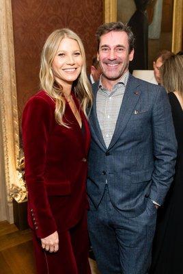 Gwyneth Paltrow and Jon Hamm at the amfAR Charity Poker Tournament 2019   Photos: Devlin Shand for Drew Altizer Photography View all photos