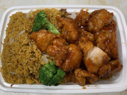 General Tso chicken  combo