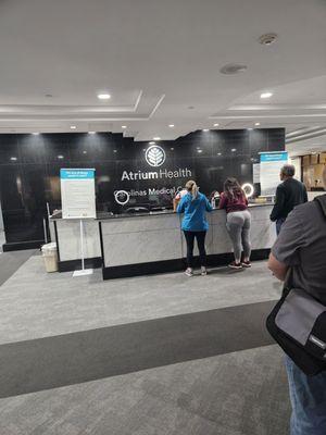 Check in desk at the main lobby