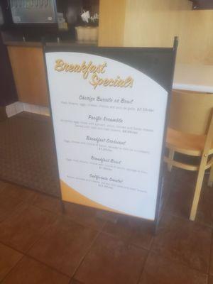 12/12/23 Breakfast Specials