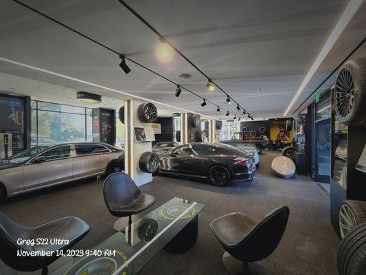 Waiting area and showroom