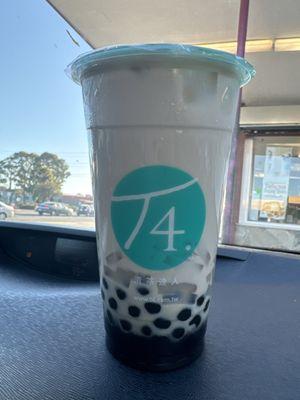 Wintermelon Milk Tea with Lychee Coconut and Boba