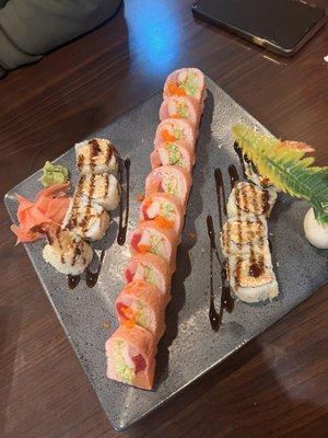 Crunchy Roll and Pink Lady Roll