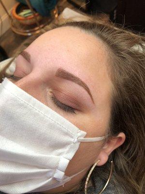 Simple clean up and complimentary fill in with every brow wax!