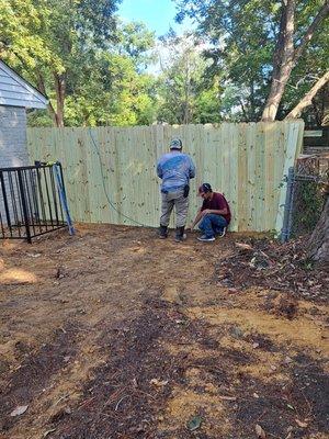 Fence Install