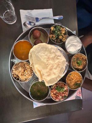 Veg thali