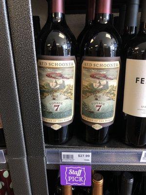 Great price for a unique red