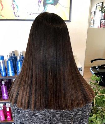 Brazilian Blowout from Sam. Love love love the results!