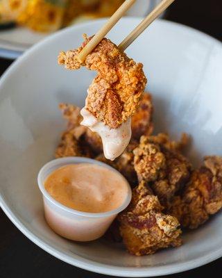 Karaage
Japanese boneless fried chicken