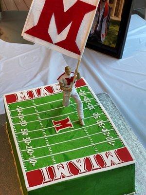 Miami Football Field (cheerleader added after)