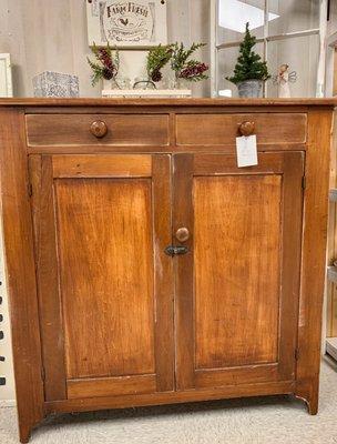 Antique Jelly Cabinet with Original hardware.