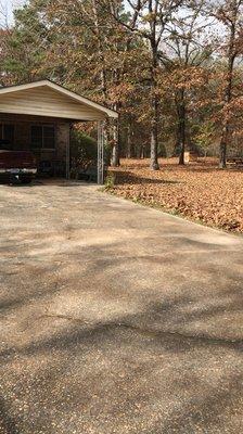 Louann, AR//Side Yard//Before