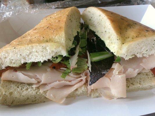 Turkey Pesto Sandwich