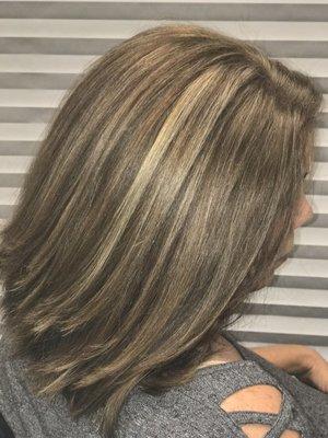 Foiled highlights