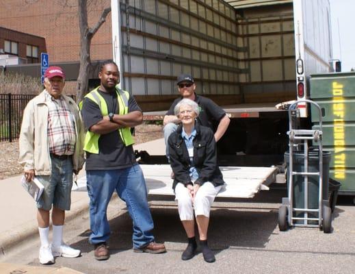 Tech Dump recycle day at Calvary Center Cooperative