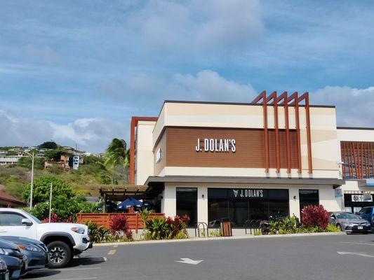 J. Dolan's is one anchor of this strip mall