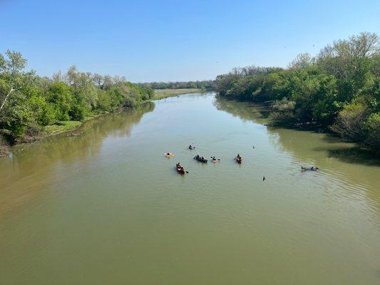 Paddling on the Colorado River